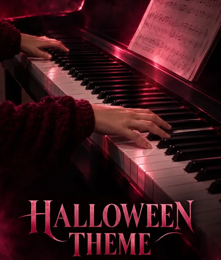 Hands in Piano Keys
