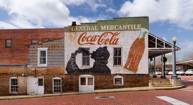 Coca-Cola Mural; Nacogdoches, Texas