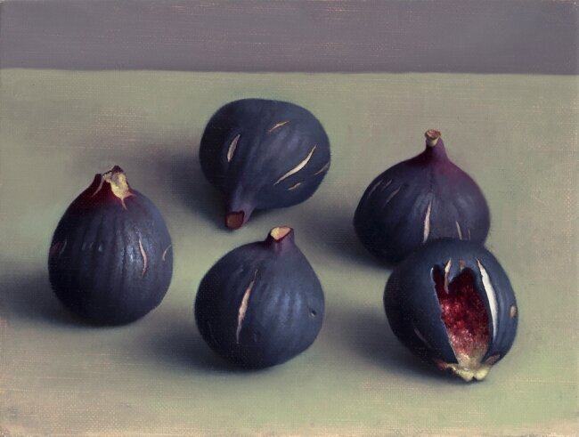 SOLD Five Dark Figs
