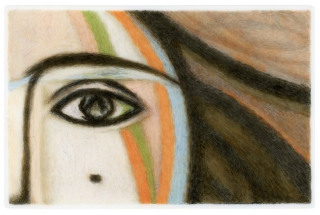 Lover's Eyes III: Francoise (after Picasso)