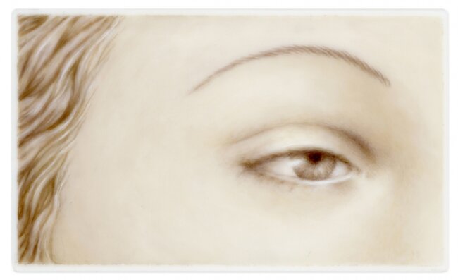 Lover's Eyes III: Nusch (after Man Ray)