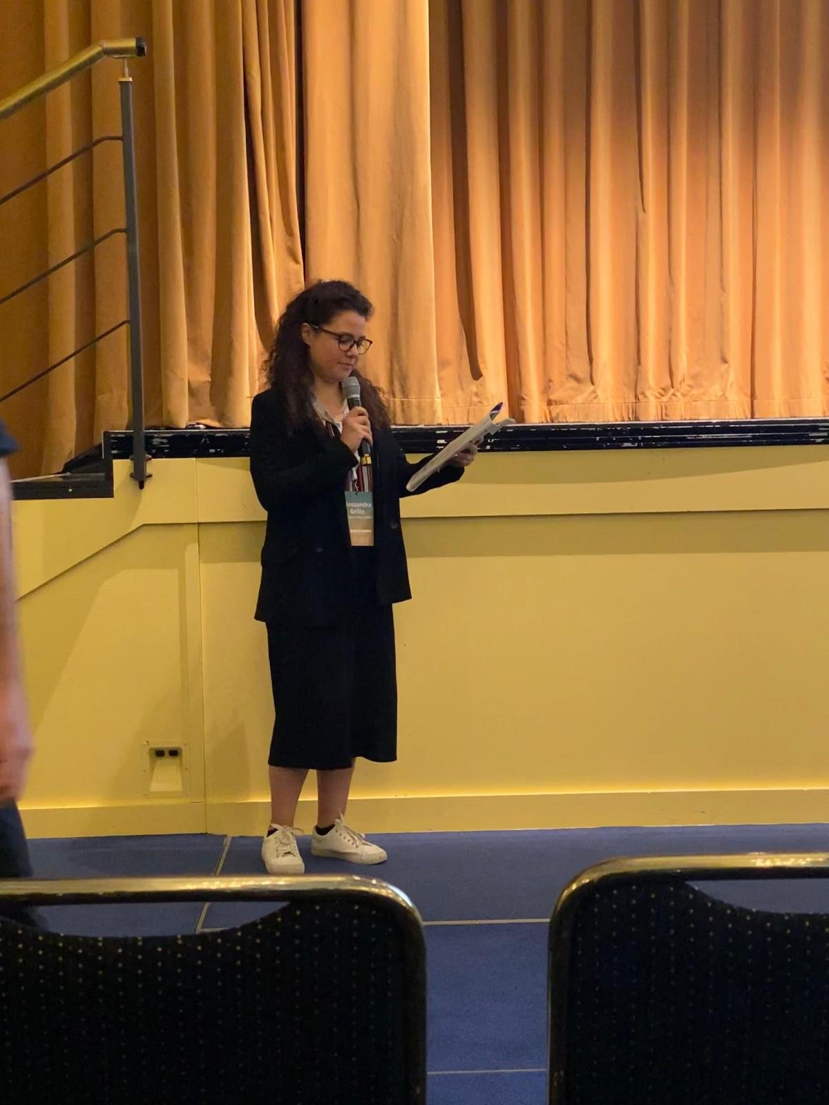Alessandra chairing a session at MPS World Summit