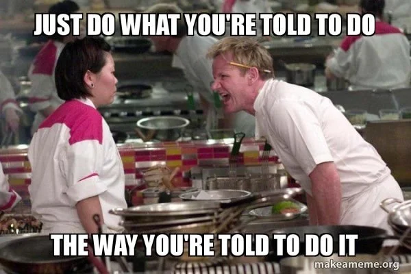 I spent months trying to get my head of product to do what I wanted him to do.