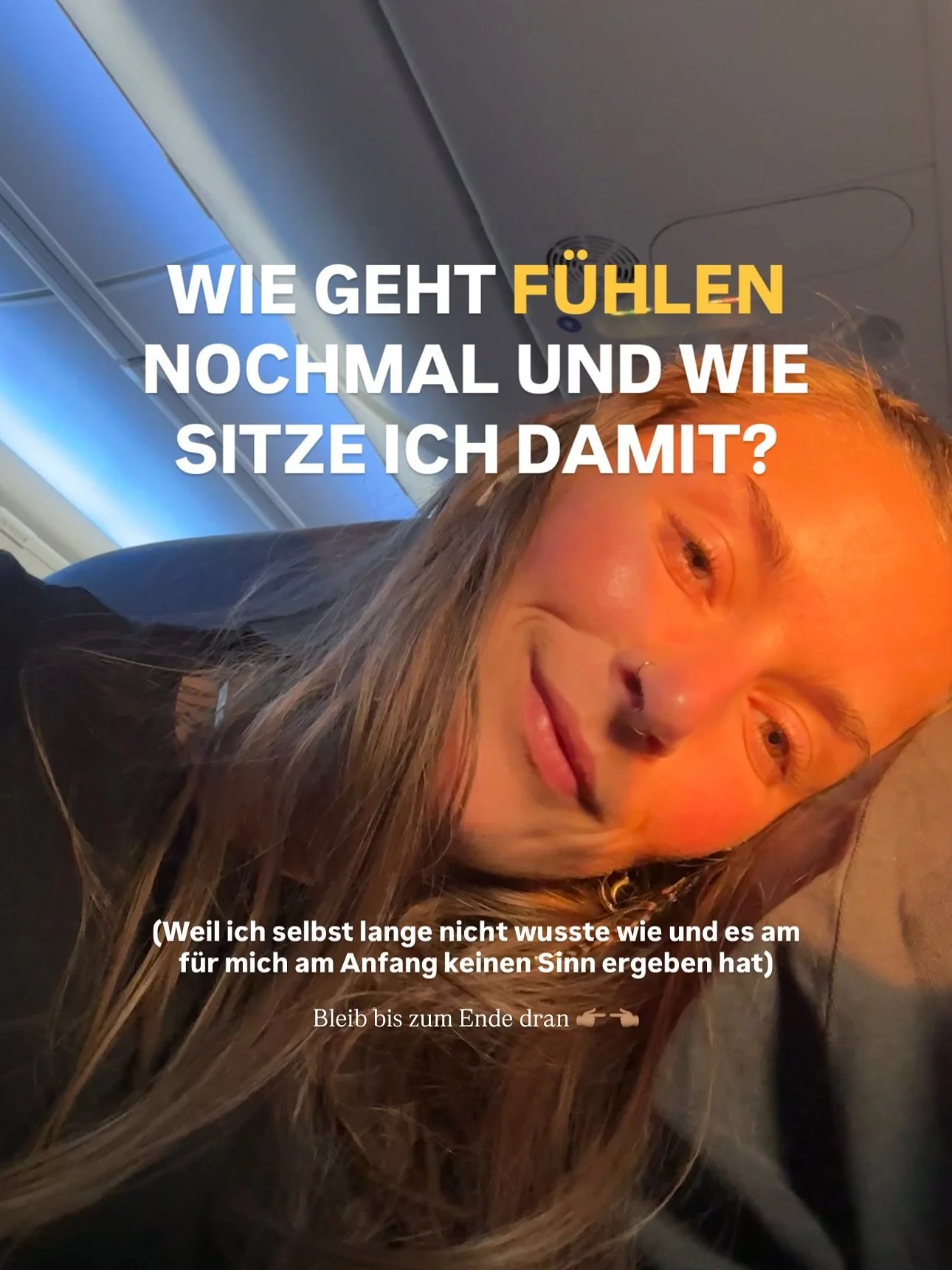 Weil wir unsere Gef&uuml;hle mitnehmen m&uuml;ssen und es so wichtig ist zu lernen, wie wir sie regulieren und benennen. Weil wir Selbstkontakt brauchen, Selbstwahrnehmung realistisch eingesch&auml;tzt werden muss und dadurch Regulation m&ouml;glich 