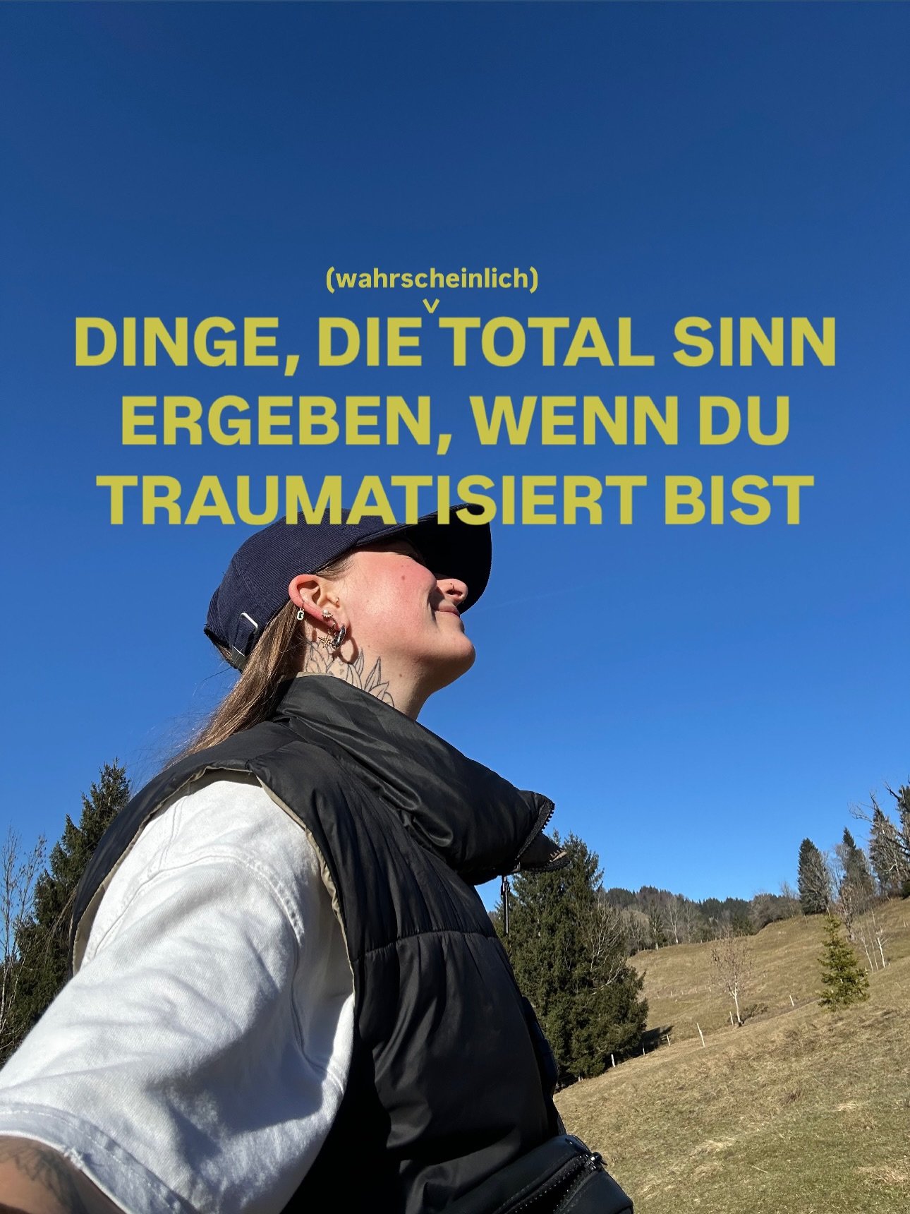 Nat&uuml;rlich alles sehr plakativ und vereinfacht und Trauma ist nicht gleich Trauma, aber vielleicht ist das hier auch eine wichtige Erinnerung daran, dass sich Trauma nicht immer laut zeigt - im Gegenteil. Und daf&uuml;r braucht es Verst&auml;ndni