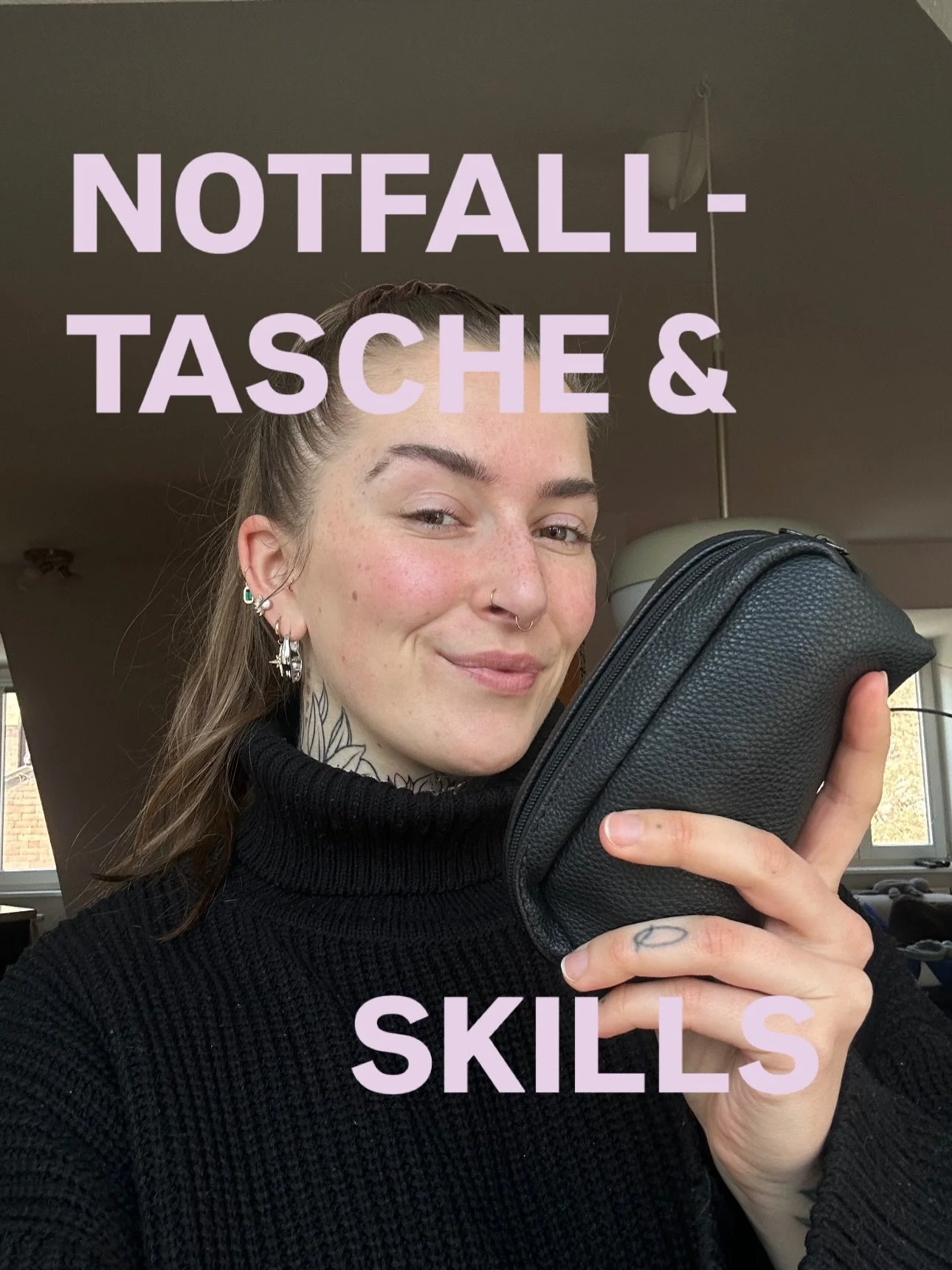 Hast du eine Notfalltasche? Nutzt du Skills? Hast du noch Tipps oder Dinge, die dir geholfen haben?

Du darfst da ganz individuell schauen, welche Bed&uuml;rfnisse am Start sind und welche Dinge auch wirklich in Situationen helfen k&ouml;nnen, denn e