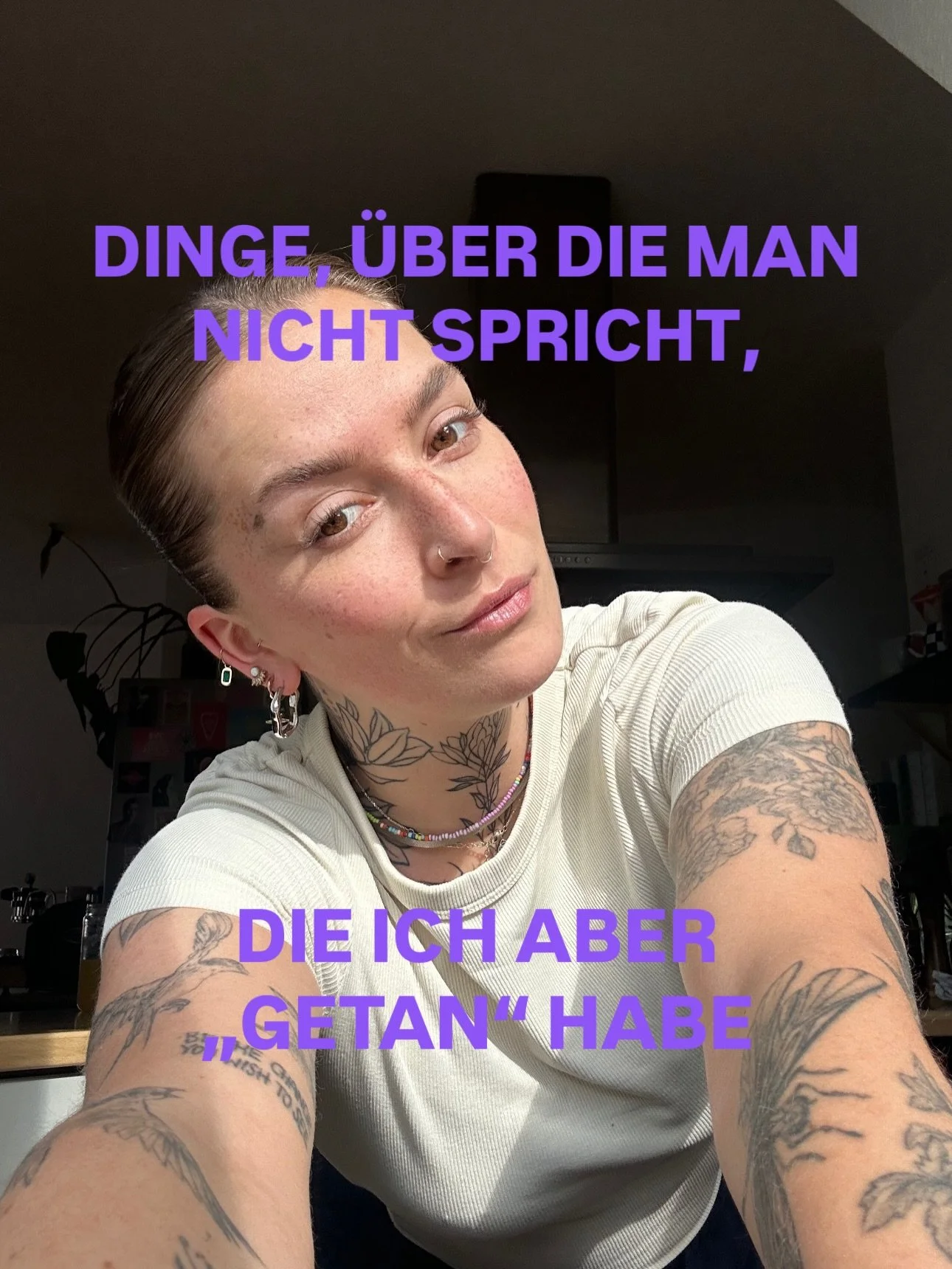 *und &uuml;ber die wir viel mehr sprechen sollten.

Warum ich expose ich mich so? 

Weil ich es wichtig finde ganz &ldquo;normale&rdquo; Dinge zu beleuchten, die viel zu oft im verborgenen bleiben und weil wir diese ganzen Stigmatisierungen nur l&oum