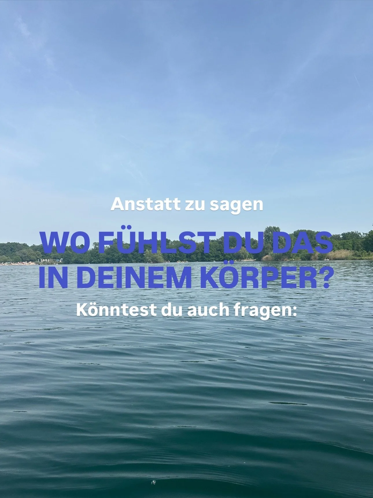 &bdquo;Wo f&uuml;hlst du das in deinem K&ouml;rper?&ldquo; &ndash; Eine wichtige Frage, aber nicht die Einzige!

Manchmal sp&uuml;ren wir etwas, wissen aber nicht, woher es kommt, wie wir es zuordnen sollen, was es uns sagen will oder was genau damit