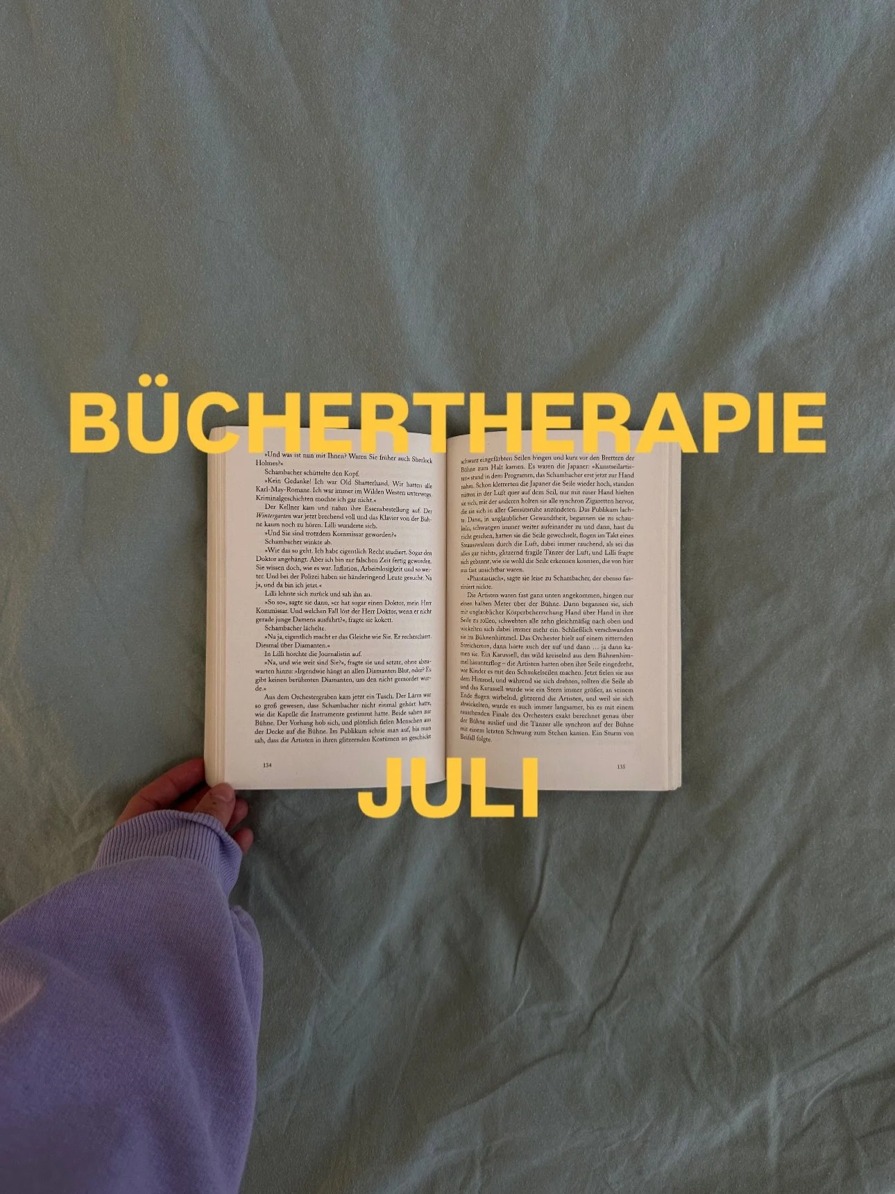 Sommer zwischen fast jeder Zeile 📚

Und an alle die Lust auf B&uuml;cher, Kunst und Community haben &mdash; ihr k&ouml;nnt voll gerne in den Buchclub reinkommen und m&uuml;sst gar nichts tun. K&ouml;nnt auch einfach nur schnuppern und schauen und au
