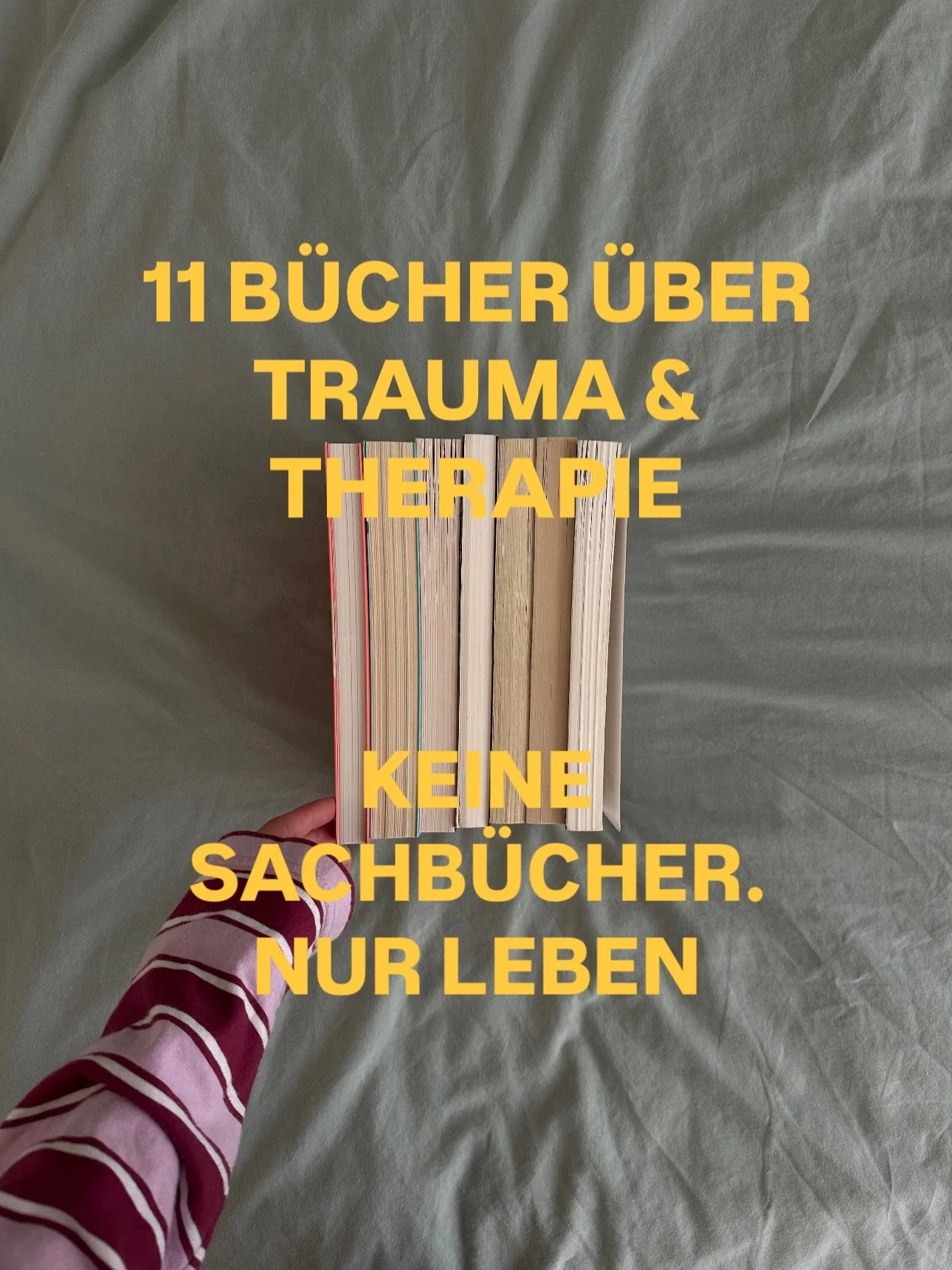 Erg&auml;nzt so viel ihr wollt in den Kommentaren und schreibt auch gerne rein, zu welchen Themen ihr noch B&uuml;cher sucht ❤️&nbsp;

Und an alle die Lust auf B&uuml;cher, Kunst und Community haben &mdash; ihr k&ouml;nnt voll gerne in den Buchclub r