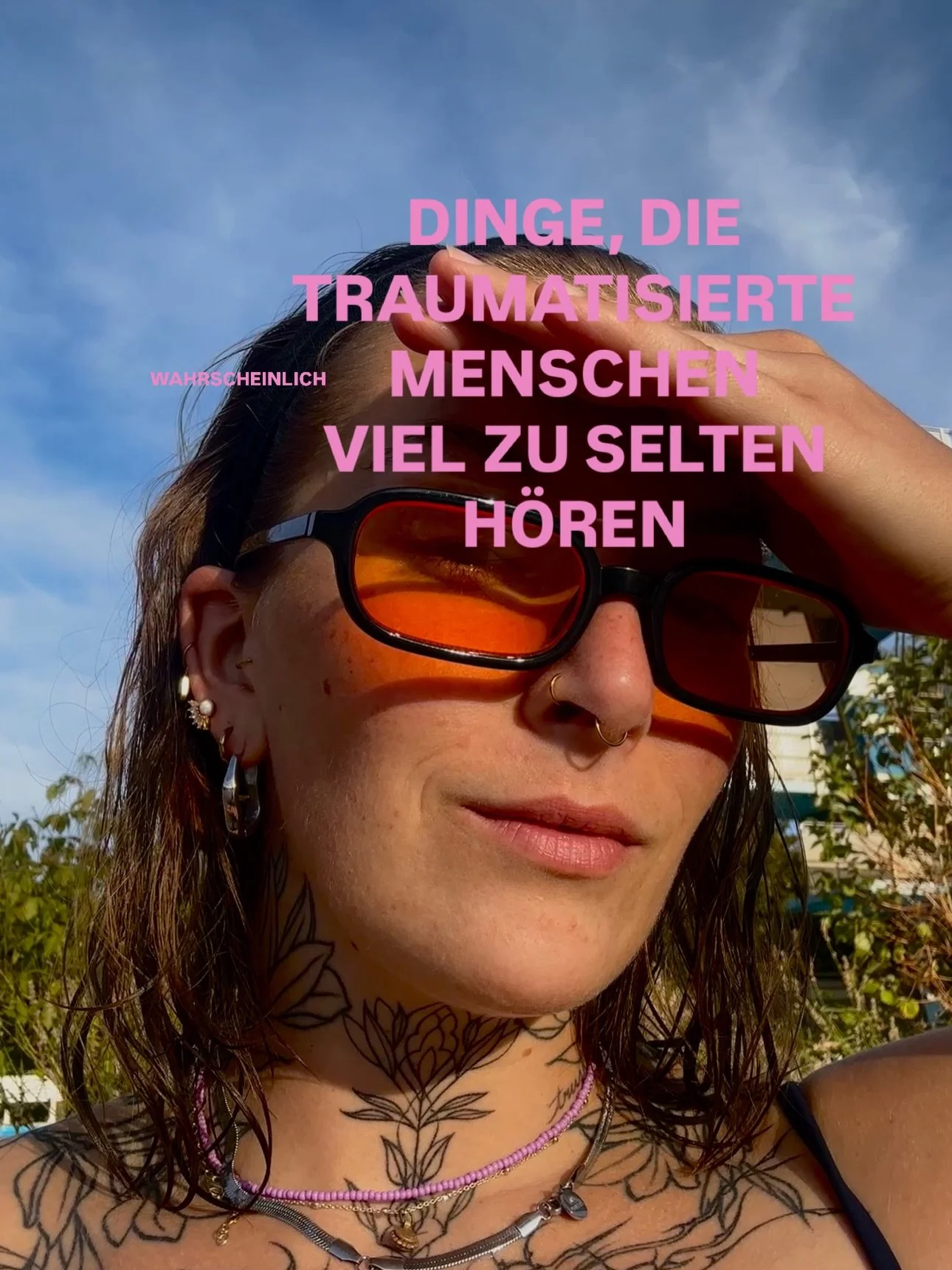 Es geht nicht um besser werden, schneller heilen oder endlich dr&uuml;ber hinweg sein, sondern darum wieder Sicherheit, Zugeh&ouml;rigkeit, Verl&auml;sslichkeit, Wahlfreiheit und Validieren zu erfahren. Wie f&uuml;hlen sich diese S&auml;tze f&uuml;r 