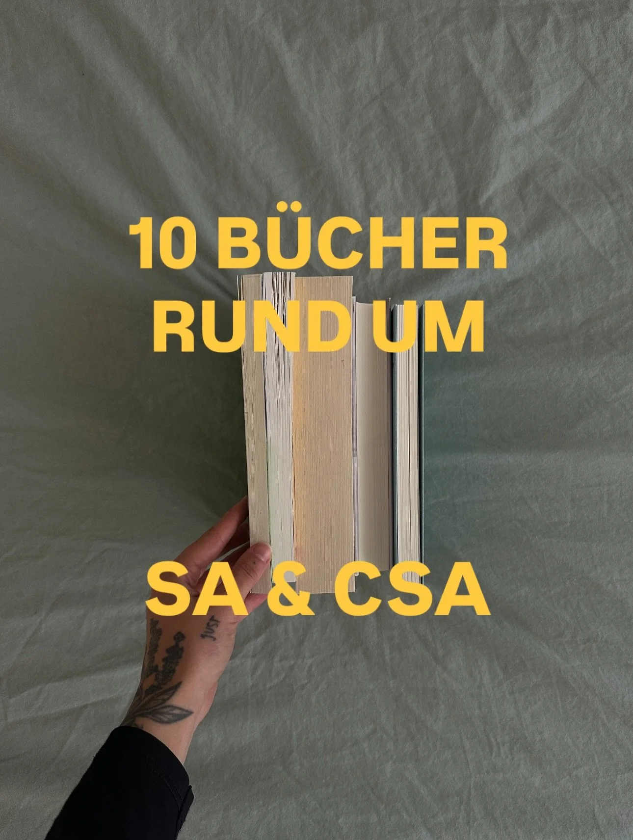 Mir ist wichtig zu sagen: Einige davon sind pers&ouml;nliche Erfahrungsberichte, andere Romane, Essay oder auch Selbsthilfeb&uuml;cher. Manche erz&auml;hlen von dem, was passiert ist, manche davon, was danach kommt und andere besch&auml;ftigen sich m