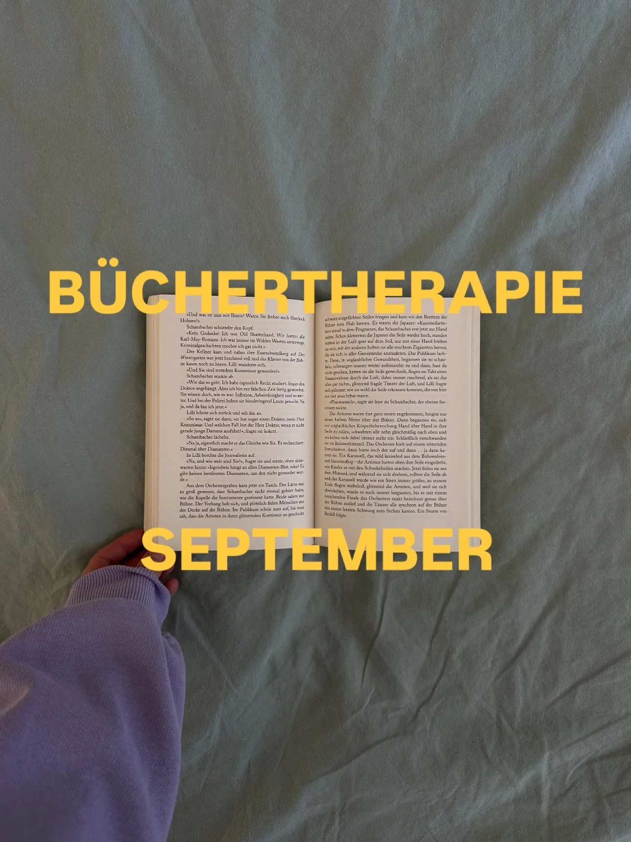 Das war ein sch&ouml;ner Monat und vorallem ein toller Start in den Herbst 📚

Und an alle die Lust auf B&uuml;cher, Kunst und Community haben &mdash; ihr k&ouml;nnt voll gerne in den Buchclub reinkommen und m&uuml;sst gar nichts tun. K&ouml;nnt auch