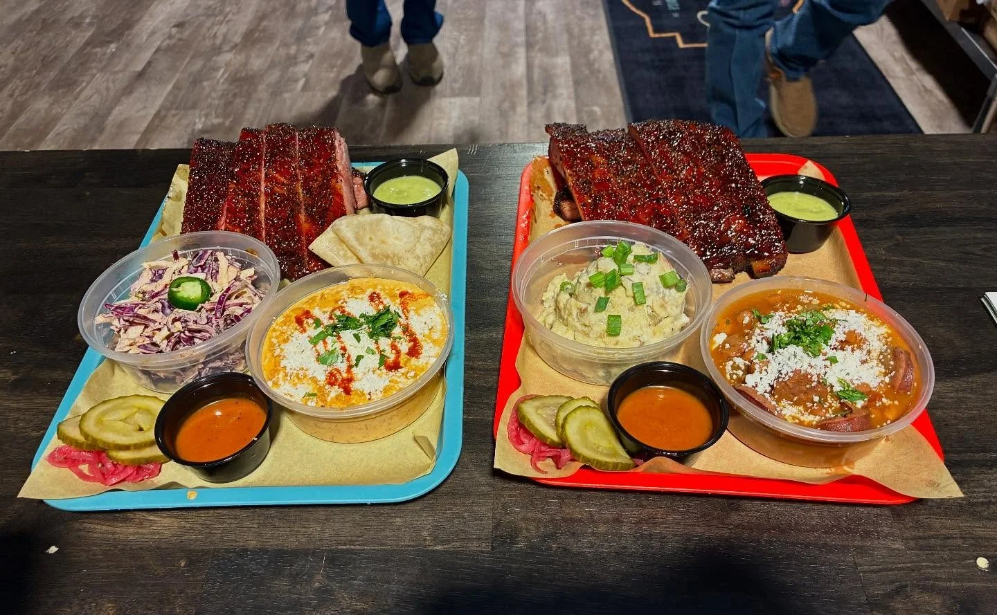 Happy Wednesday, y&rsquo;all! 🎉
We&rsquo;ve got a fun one today &mdash; the crew&rsquo;s out on a big catering this morning, but we&rsquo;re still loaded up with the good stuff:

🥩 Brisket
🍖 Ribs
🥩 Wagyu Fajitas
🍗 Asado Chicken Quarters
🦃 Smoke