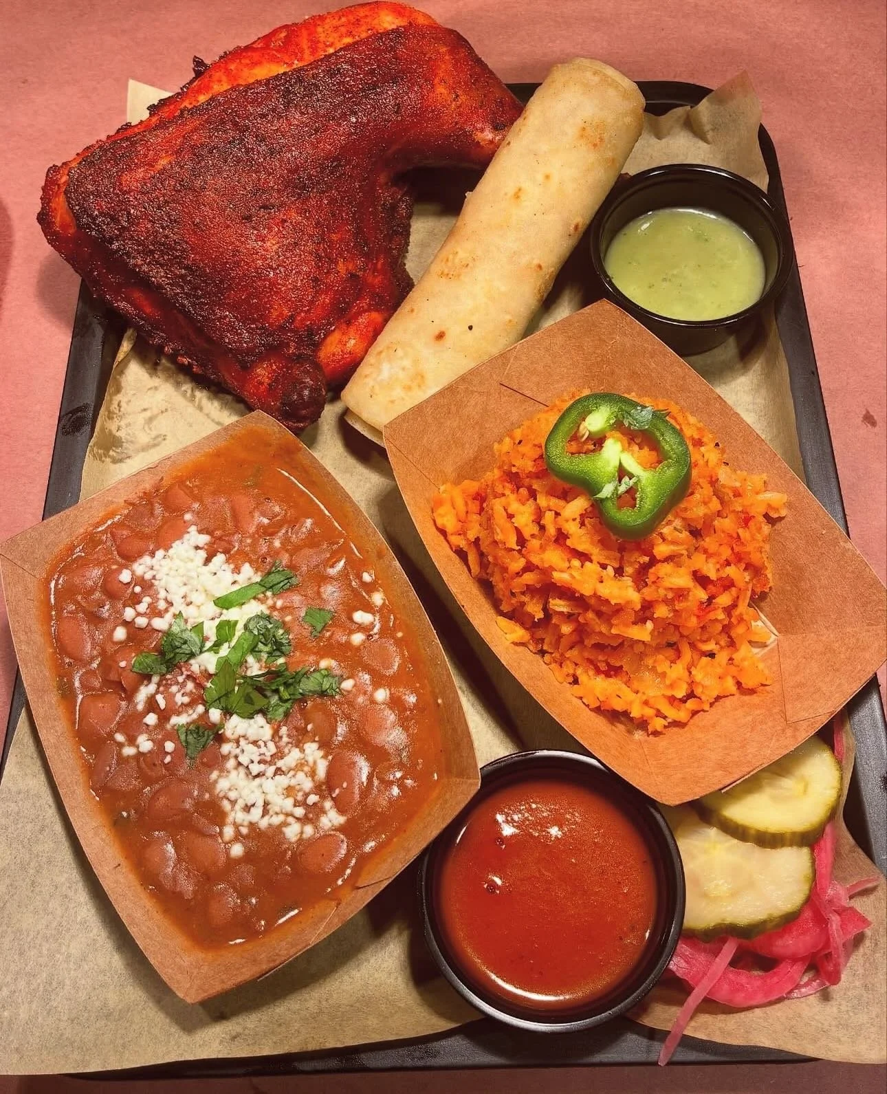 🔥 Monday Special at Trevi&ntilde;o&rsquo;s! 🔥
We&rsquo;re kicking off the week with Chicken Quarters on special &mdash; tender, smoky, and full of flavor!

👉 Comes with 1 regular side, tortillas, sauces, and a 24oz drink with refills for just $13.