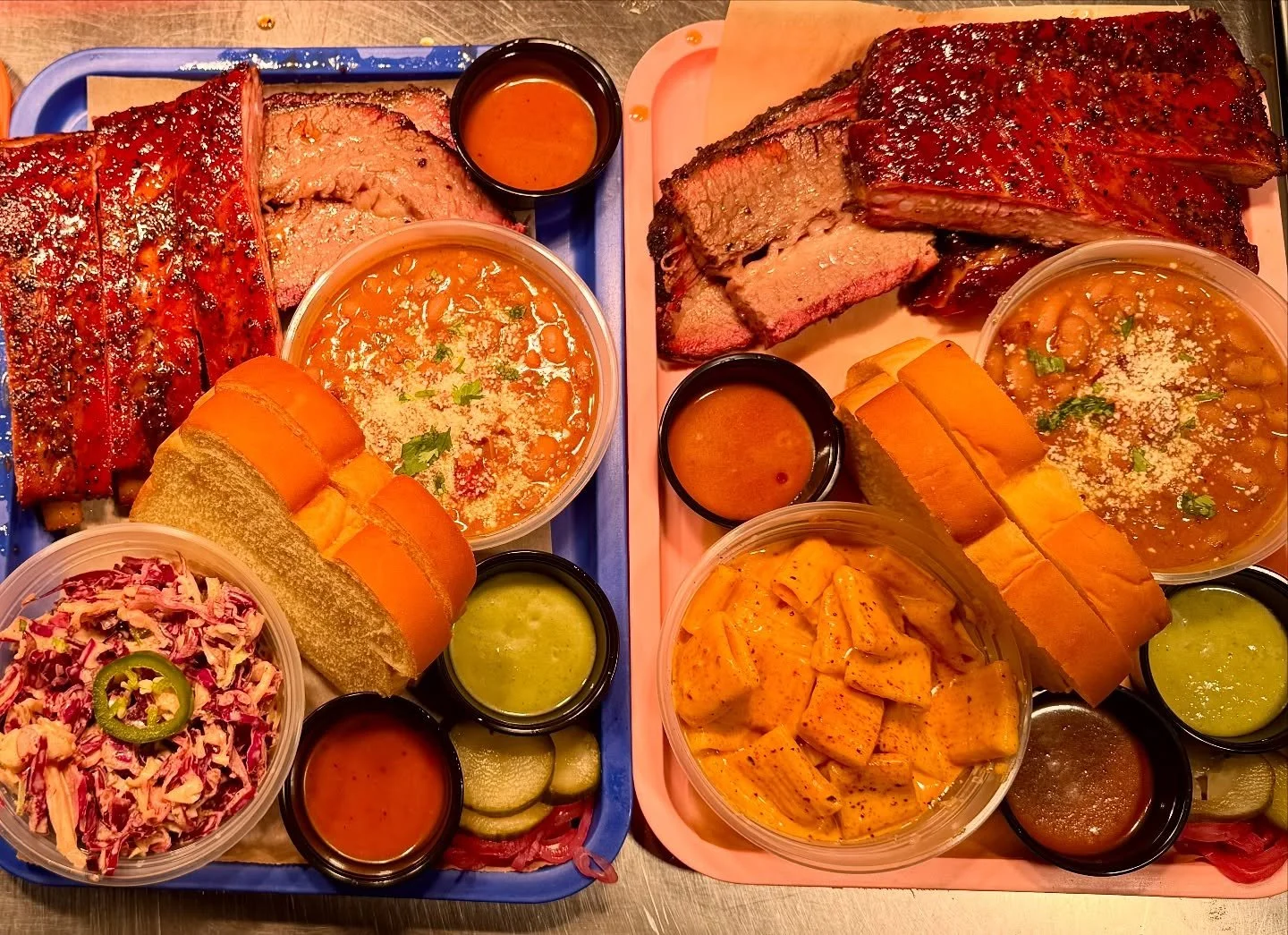 Good morning from Trevi&ntilde;o&rsquo;s Craft Smokehouse ☀️
The pits are fired up, the warmers are filling fast, and we&rsquo;re ready to feed you today. Swing by, grab your favorites, and let us take care of lunch &amp; dinner today&mdash;whether i