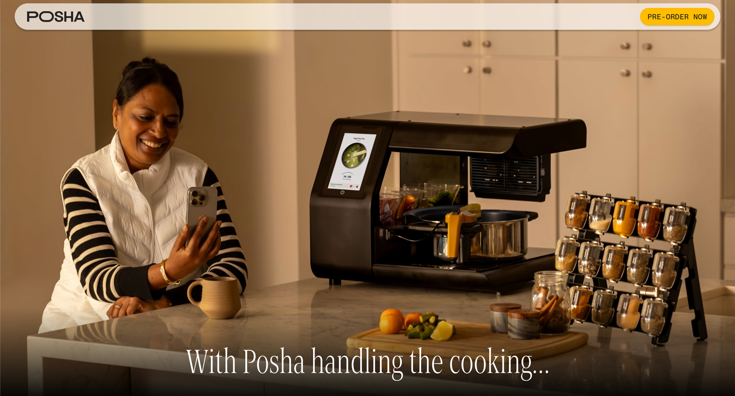 posha food robot commercial photography