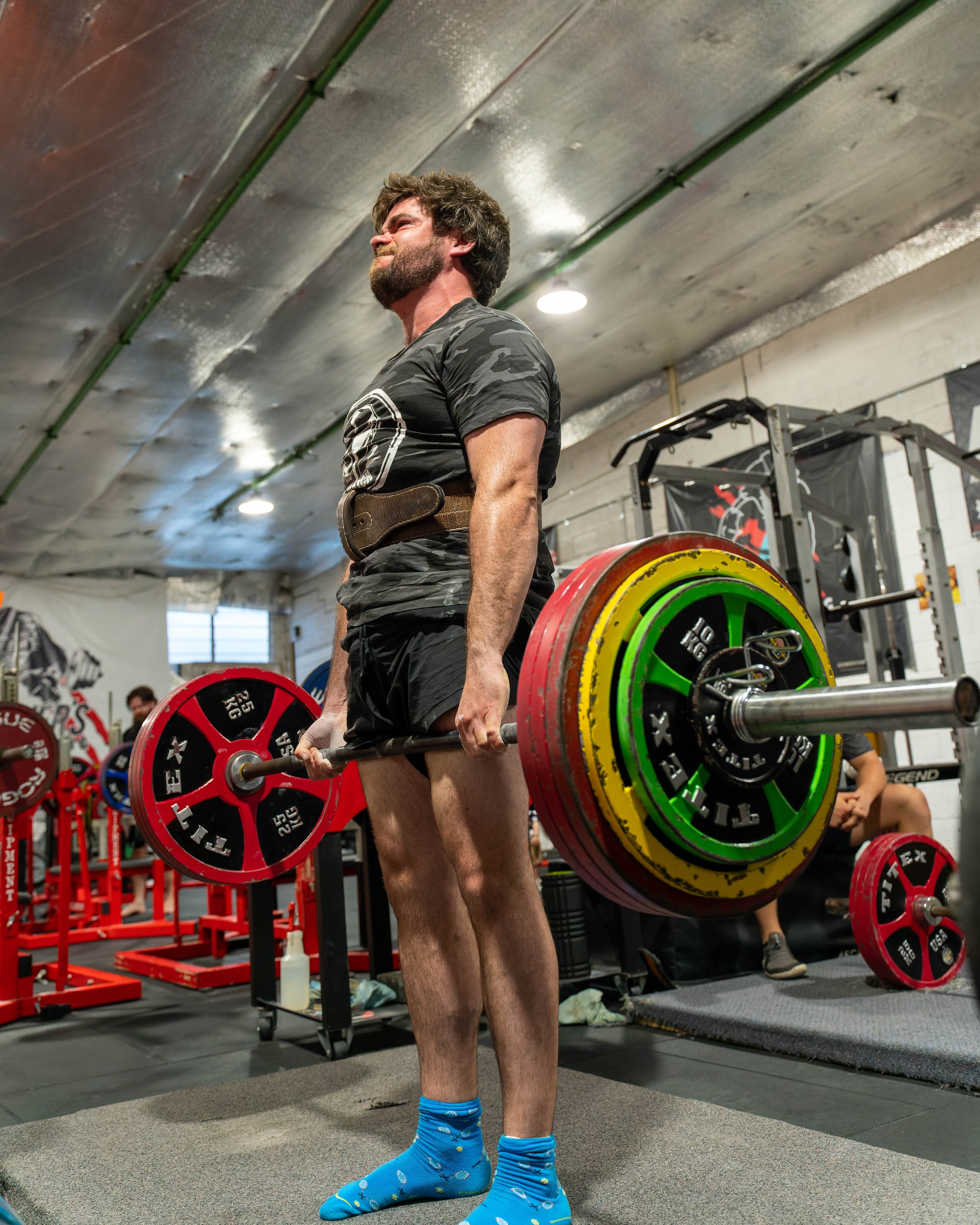 Cian with a deadlift PB