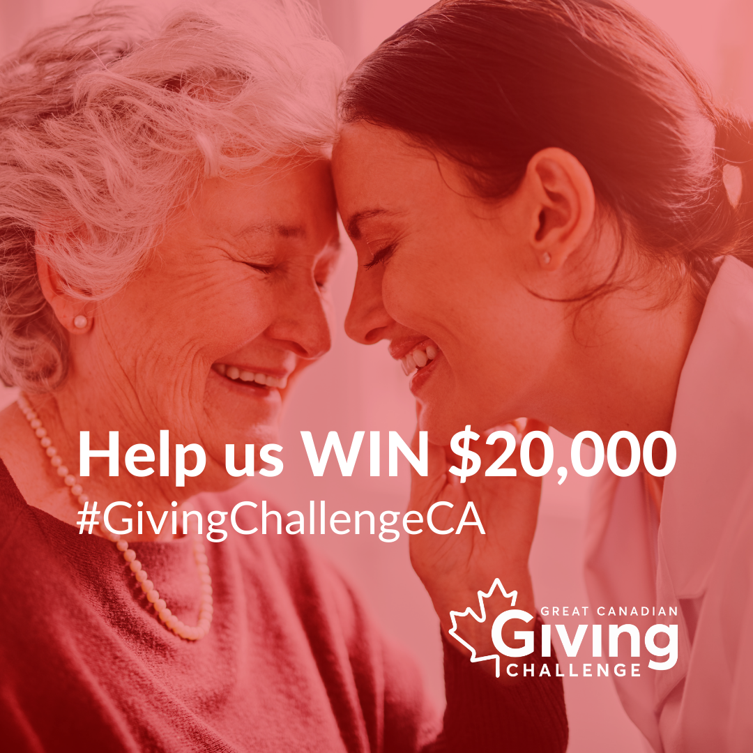 The Great Canadian Giving Challenge is here! This June, every $1 you donate enters us to win $20,000!