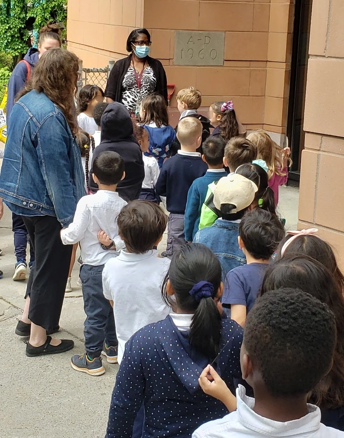 a visit from Saint monica elementary school