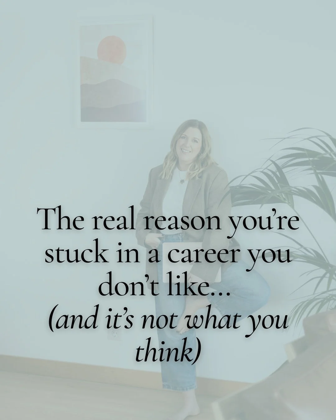 Career change isn&rsquo;t &ldquo;too hard.&rdquo;
It just feels that way when you haven&rsquo;t yet explored how to make it work for you.

Your comfort zone tells you to stay put. But here&rsquo;s the thing: staying stuck is hard, and so is change. W