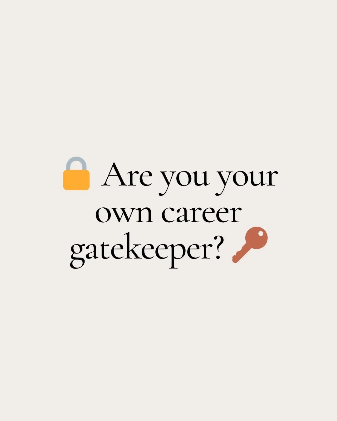 Are you holding yourself back without even realising it?

I see it all the time: brilliant, capable professional women staying stuck in jobs they&rsquo;ve outgrown because they&rsquo;ve built invisible limits around what&rsquo;s &ldquo;realistic.&rdq