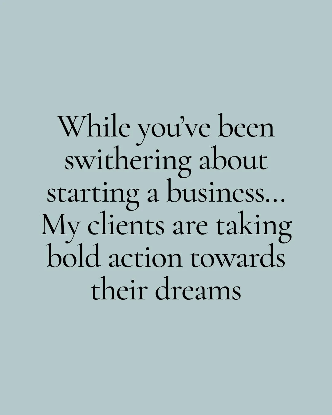 While you&rsquo;ve been debating whether now&rsquo;s the right time to start a business&hellip; my clients have been taking bold action.

Take Laura. She came to me with just an idea and a qualification. Within 3 months she had:
⚡ 6 paying clients
⚡ 