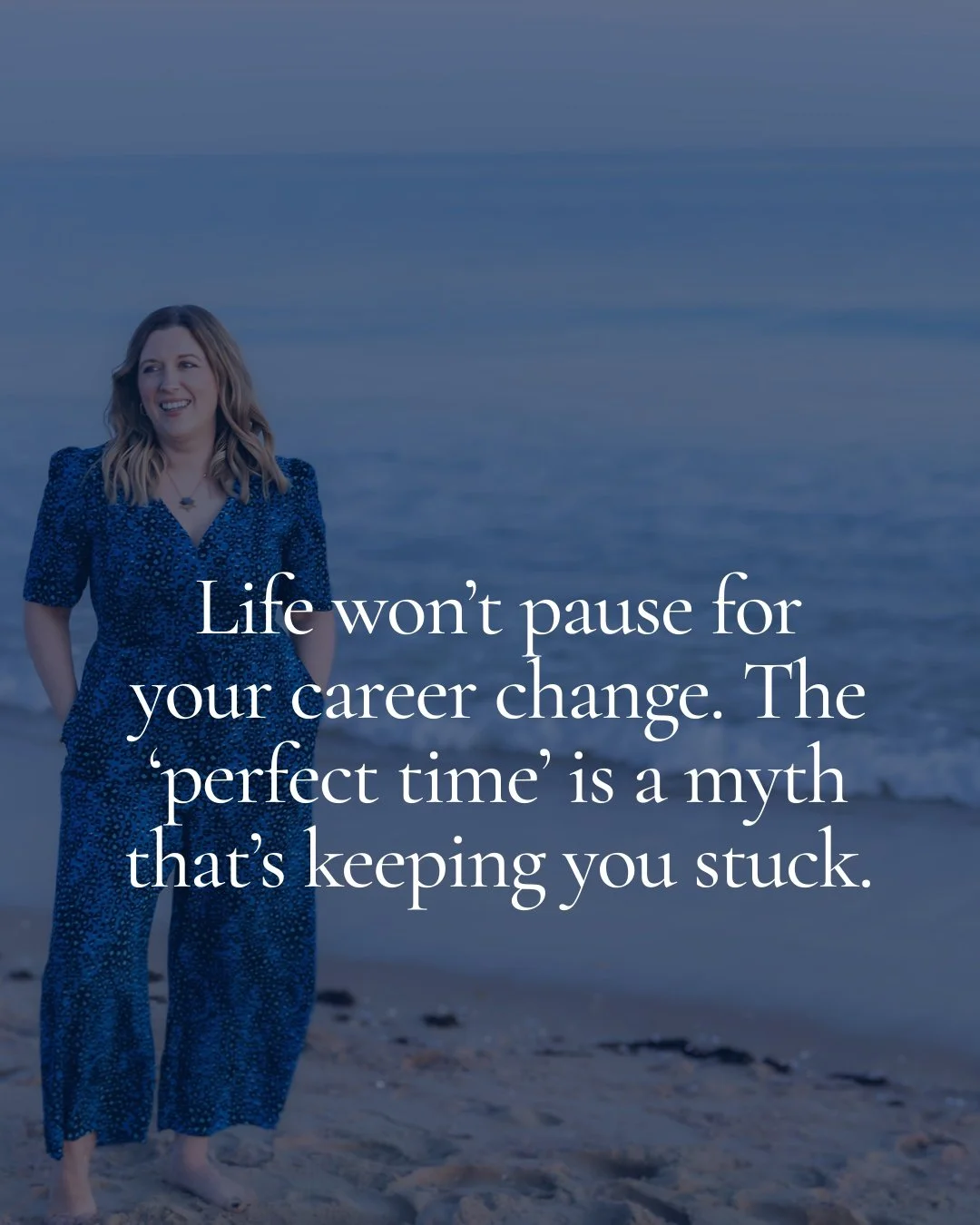 How long have you been waiting for the perfect time to change careers?

👉 After the wedding?
👉 After the kids are older?
👉 After the mortgage?
👉 After the renovations?

Here&rsquo;s the truth: there will always be something in the way. Life doesn