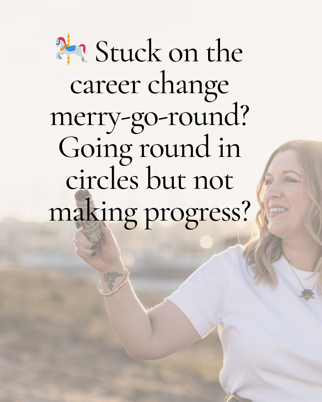 Are you stuck on the career change merry-go-round? 🎠
Thinking about it constantly but not making any real moves?

Here&rsquo;s the truth: it&rsquo;s not laziness or lack of effort holding you back - it&rsquo;s lack of conviction.

You don&rsquo;t kn