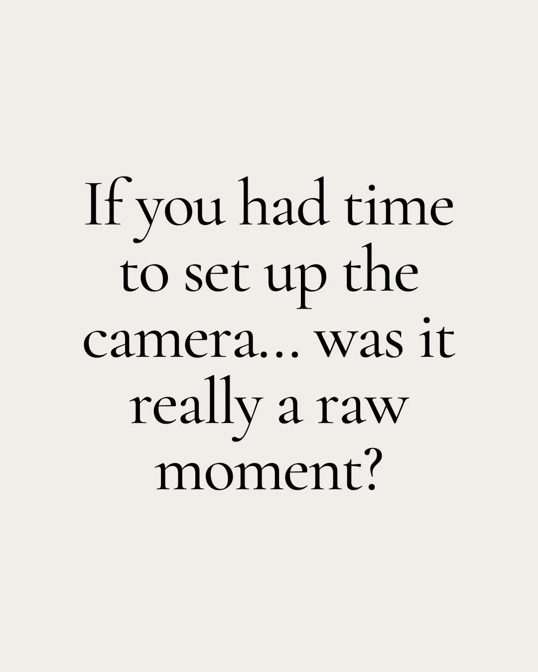 This might be unpopular. Maybe I&rsquo;m old school.

But something about filming yourself crying for content doesn&rsquo;t sit right with me.

Because to me, if you&rsquo;re truly in the middle of something hard - processing, feeling it, moving thro