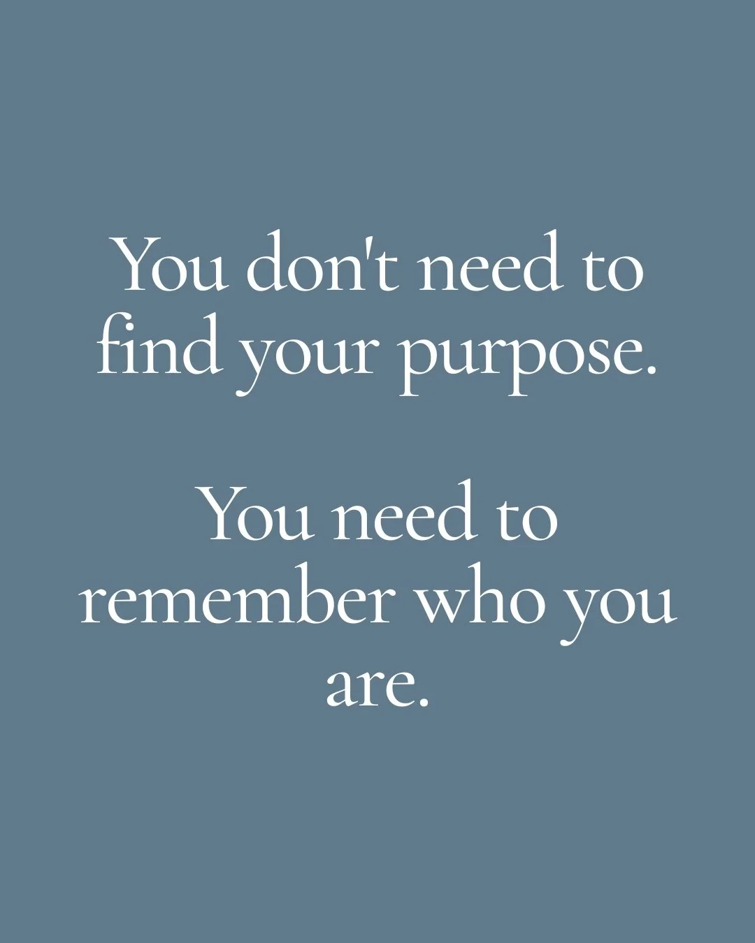 Most people feel completely lost when they ask themselves,

"𝙒𝙝𝙖𝙩 𝙞𝙨 𝙢𝙮 𝙥𝙪𝙧𝙥𝙤𝙨𝙚?"

Because they're looking for the answer in the wrong place.

They're trying to attach their purpose to a job title, a business or a career.

Bu