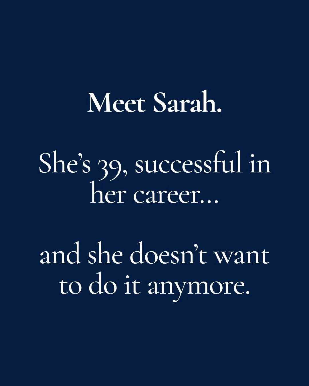 A lot of the women I work with don&rsquo;t have a shortage of ideas.

They&rsquo;ve thought about consulting. Starting a business. Retraining. Doing something more creative. Moving into a different industry. Maybe building a portfolio career.

The pr