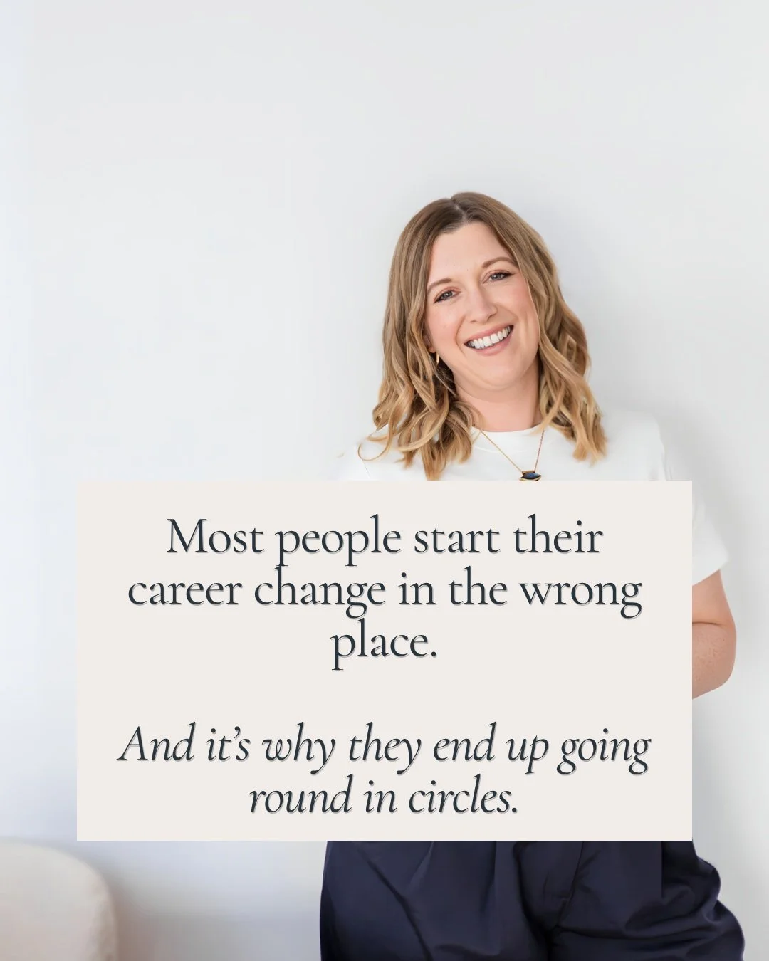 Most people assume that making a career change starts with working out what they want to do next.

I don&rsquo;t.

I start with 𝘆𝗼𝘂.

Who are you when you&rsquo;re at your best? What are you naturally brilliant at? What gives you energy? What matt
