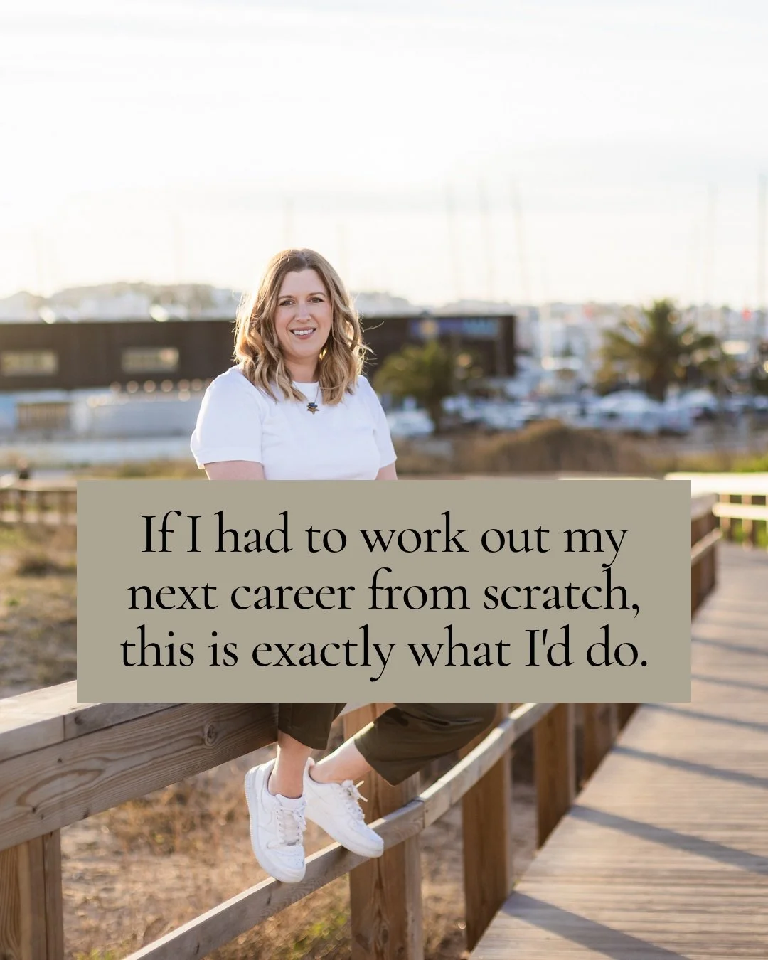 If I had to work out my next career from scratch, I wouldn't start by looking for careers.

And after years of doing this work with clients, that's probably one of the things I feel most strongly about.

Because the minute you start with job titles, 