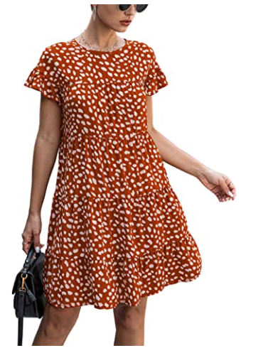  Summer Ruffle Mini Dress