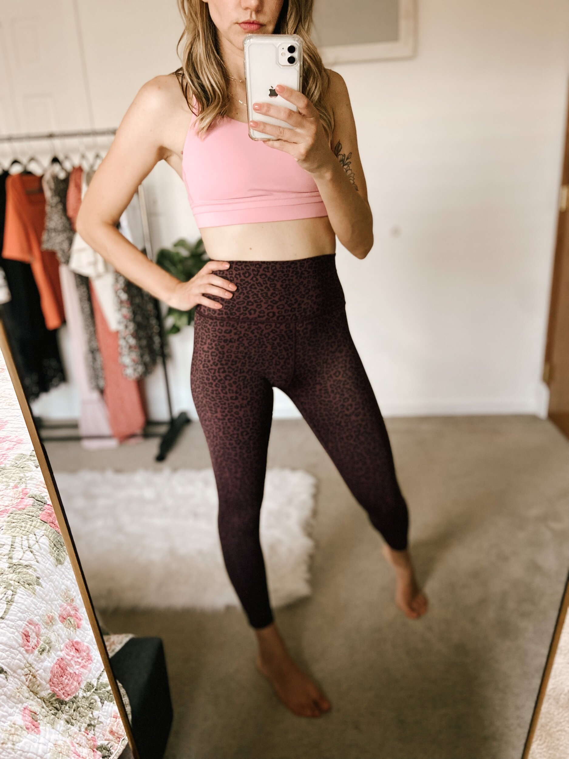 CRZ YOGA Workout Leggings 25 Inches