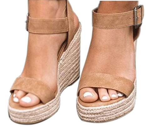  Wedge Ankle Strap Sandal