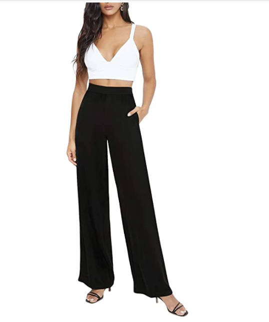 Wide Leg High Waist PalazzoPants