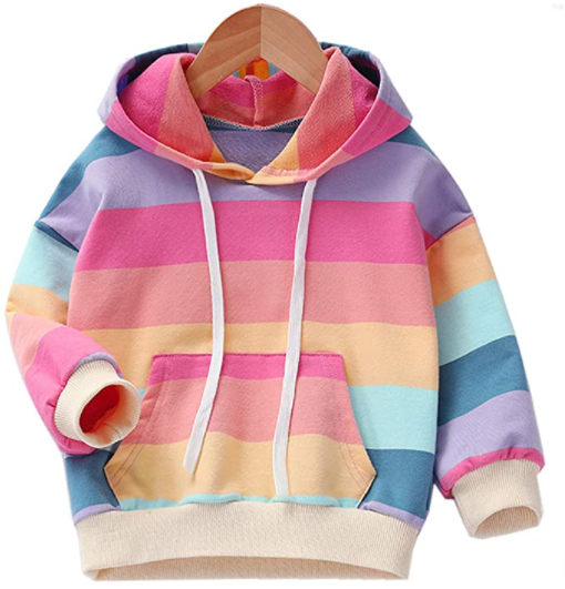  Girls Cotton Pink Sweatshirts Hoodie