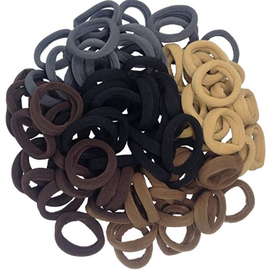 Thick Seamless Cotton Hair Bands, 100PCS 