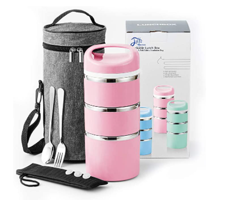  Stainless Steel Thermal Compartment Lunch Box