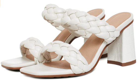 Braided Heeled Sandals 