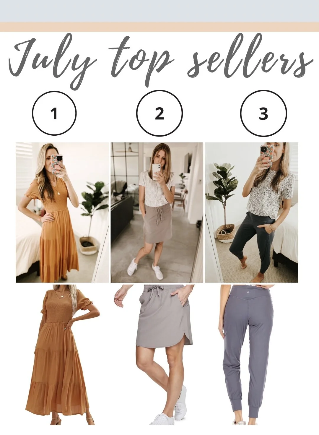 July Top Sellers