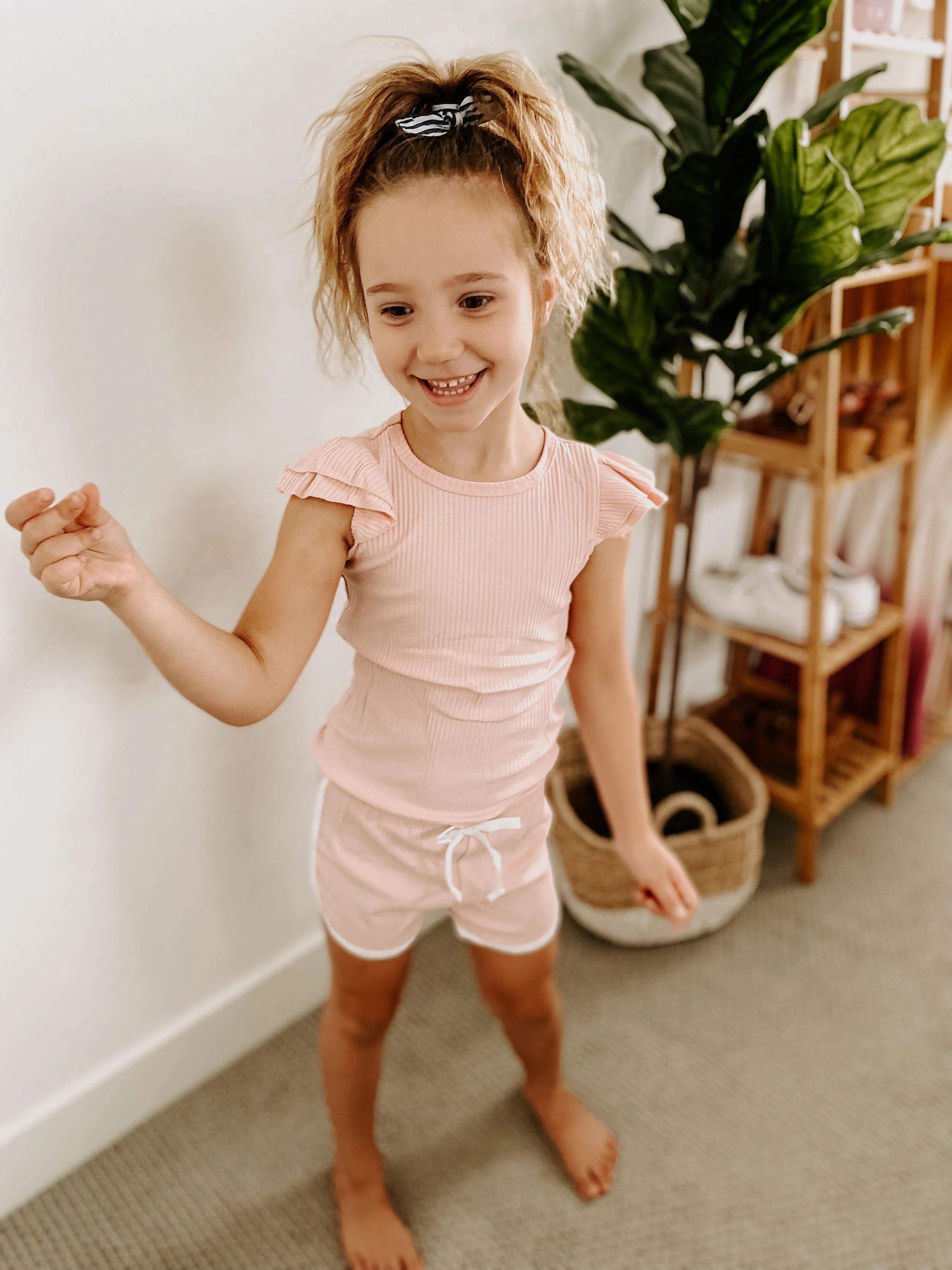 Knit Ruffle Tops and Bottoms