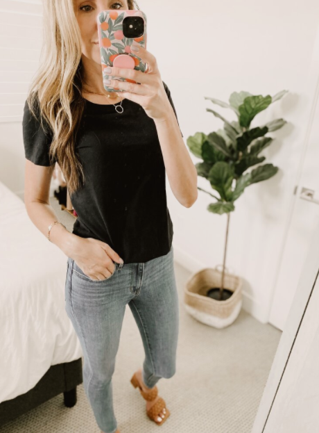 Calley Mid Rise Skinny Crop