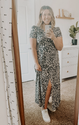 Boho Cheetah Maxi Dress
