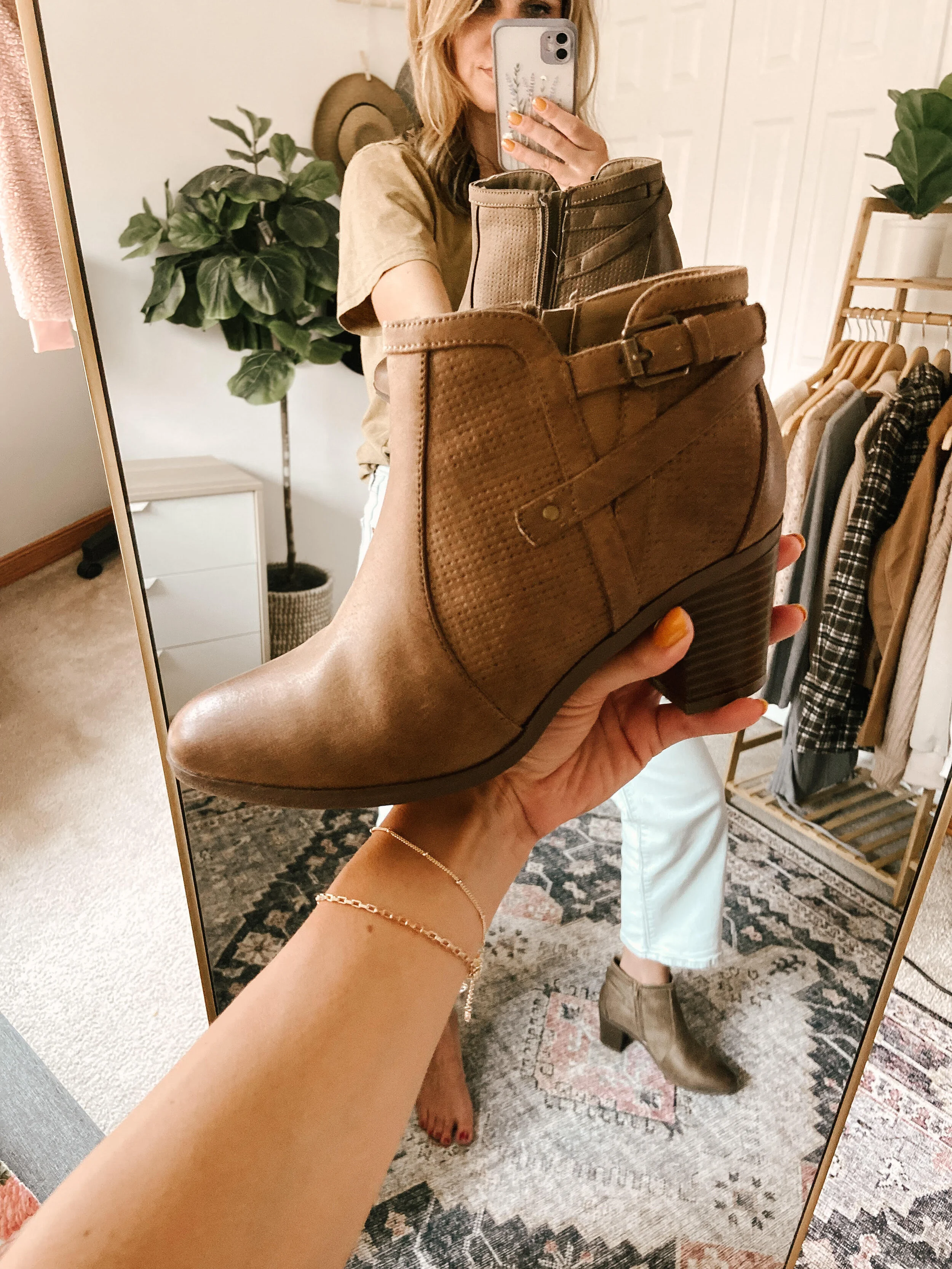 Chunky Heel Ankle Boots