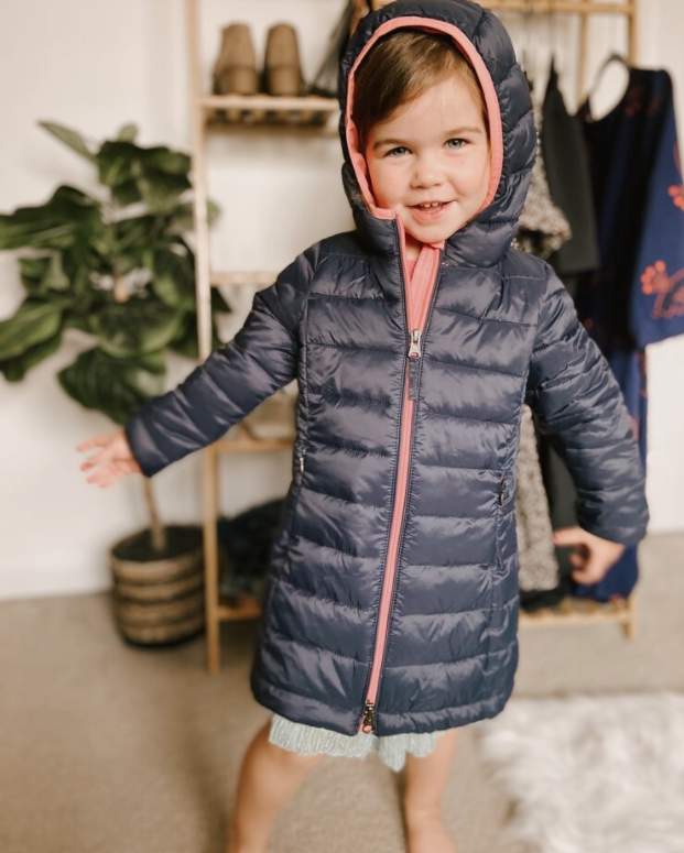 Long Light-Weight Hooded Puffer