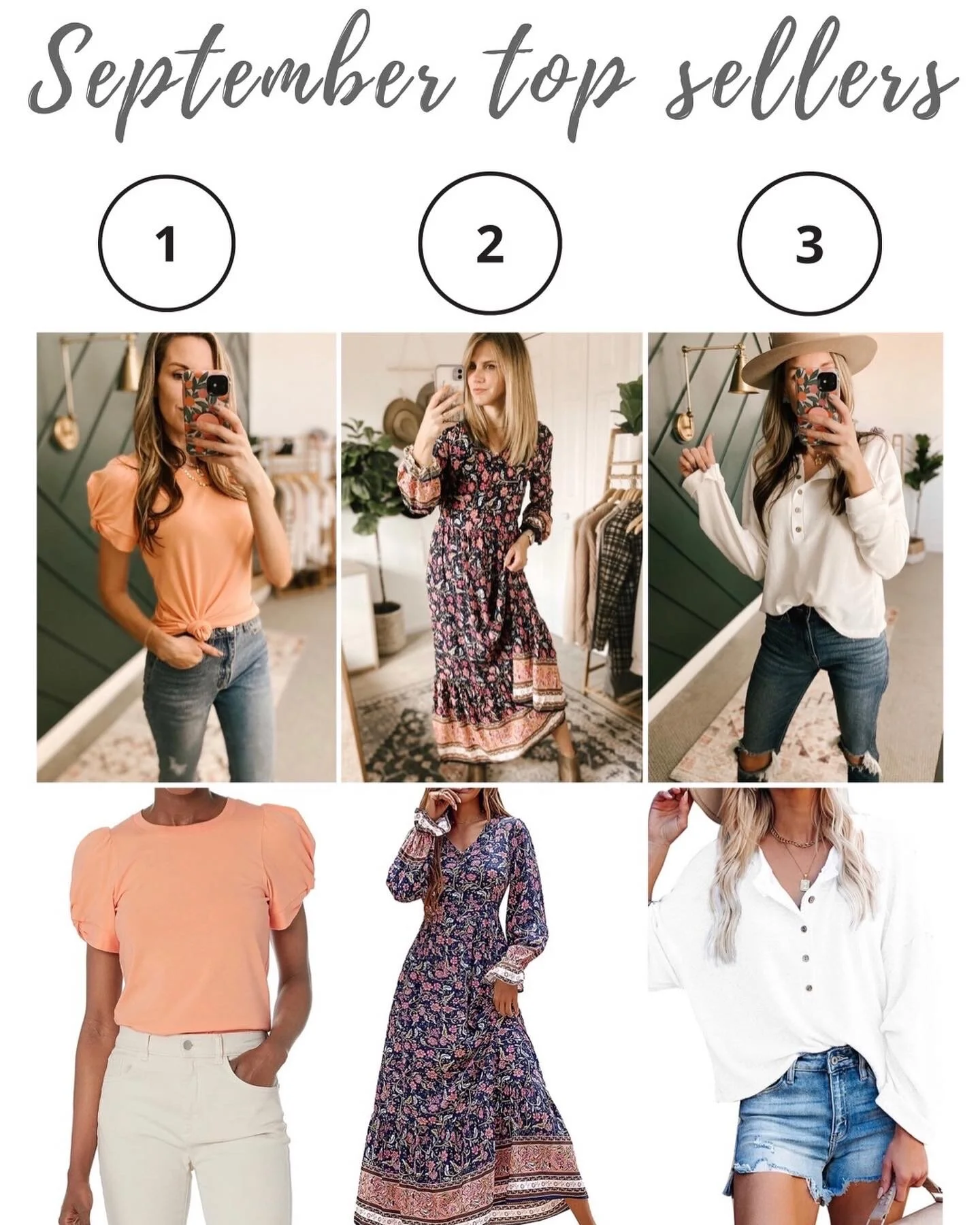 September Top Sellers