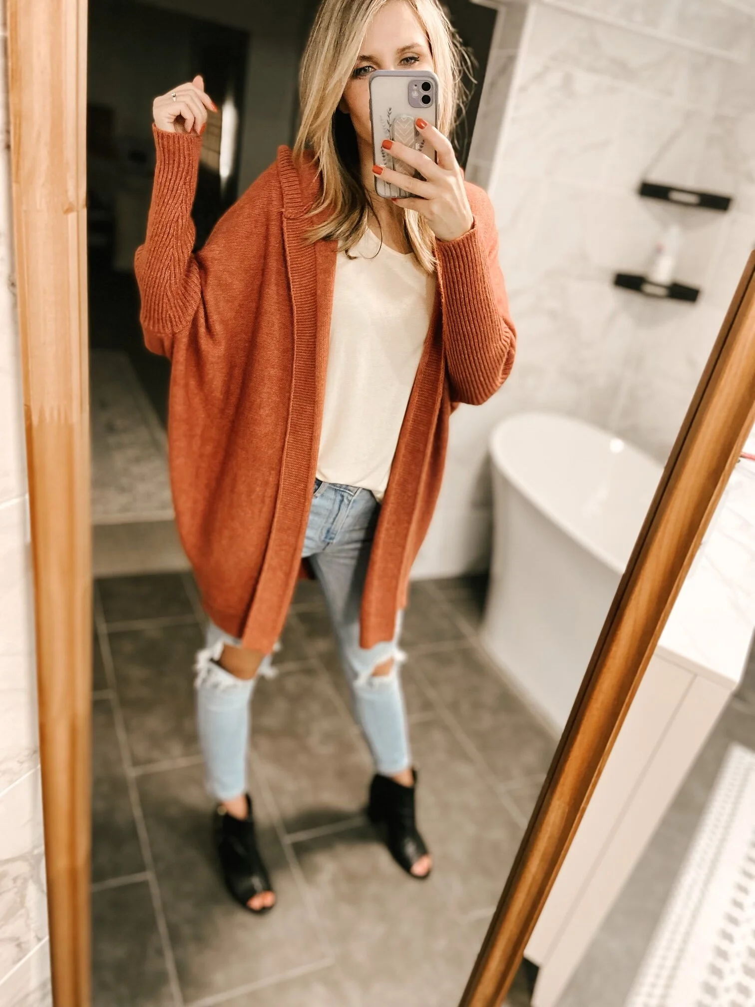 Hoodie Oversized Knit Sweaters